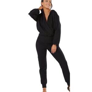 Nama Enlightened Onesie Hooded Wrap Jumpsuit Long Sleeves Small